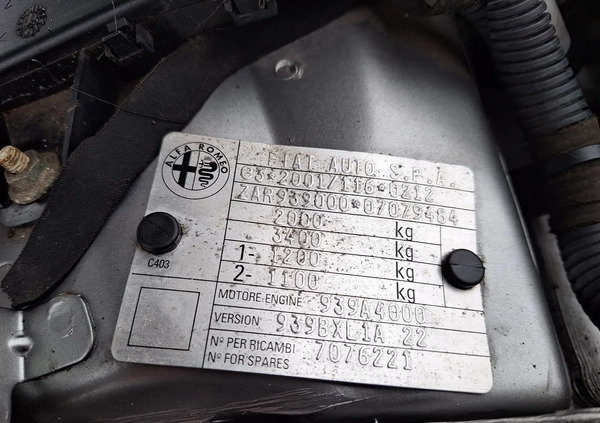 Alfa Romeo 159 cena 11000 przebieg: 235000, rok produkcji 2007 z Kielce małe 742